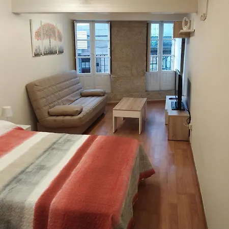 Precioso Apartamento Acogedor En El Centro De Vigo Esterno foto