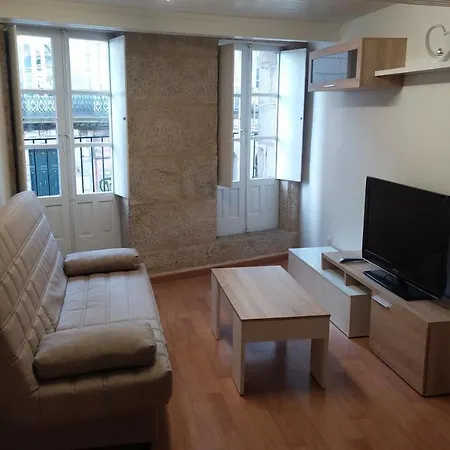 Precioso Apartamento Acogedor En El Centro De Vigo Esterno foto